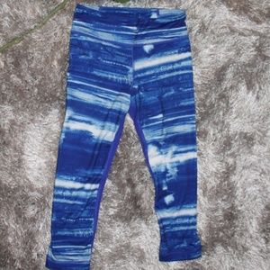 Blue Tie Dye Leggings